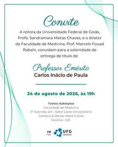  Solenidade de entrega de título doutor honoris causa à Carlos Inácio de Paula