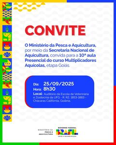  vinda do ministro da Pesca e Aquicultura