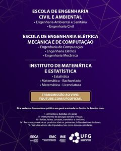 Colação de Grau 2026/1: EECA, EMC e IME