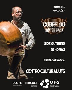 "Cobre do meu pai",  monólogo com Hélio Fróes