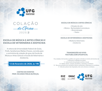 colação de grau da EMAC EVZ 2025-2