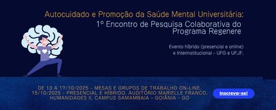  evento sobre Autocuidado e Promoção da Saúde Mental Universitária