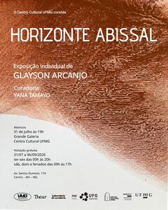 exposição individual
‘Horizonte Abissal’ do artista visual Glayson Arcanjo