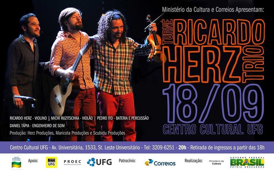 Ricardo Herz Trio no Centro Cultural UFG