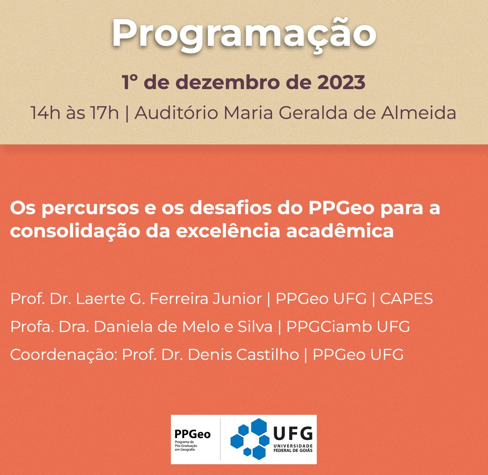 2º Seminário de Autoavaliação e Planejamento Estratégico do PPGeo 3