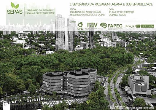  I Seminário da Paisagem Urbana e Sustentabilidade