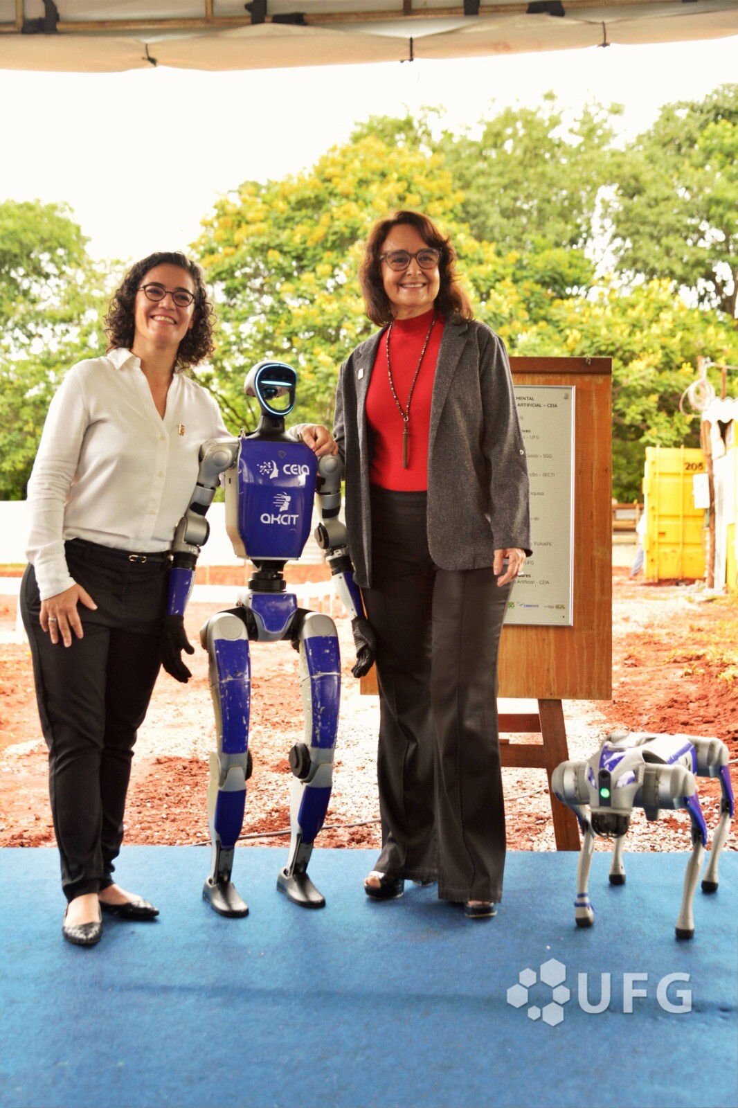 Pedra fundamental CEIA UFG