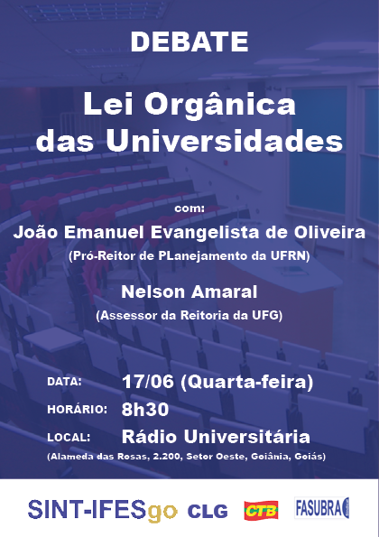 panfleto lei orgânica