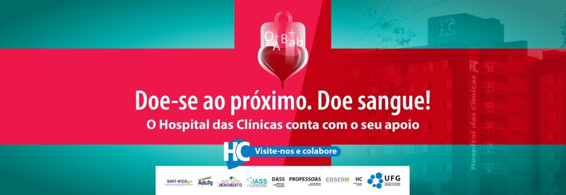 Banco de Sangue do HC-UFG terá plantão especial neste sábado (7/2)