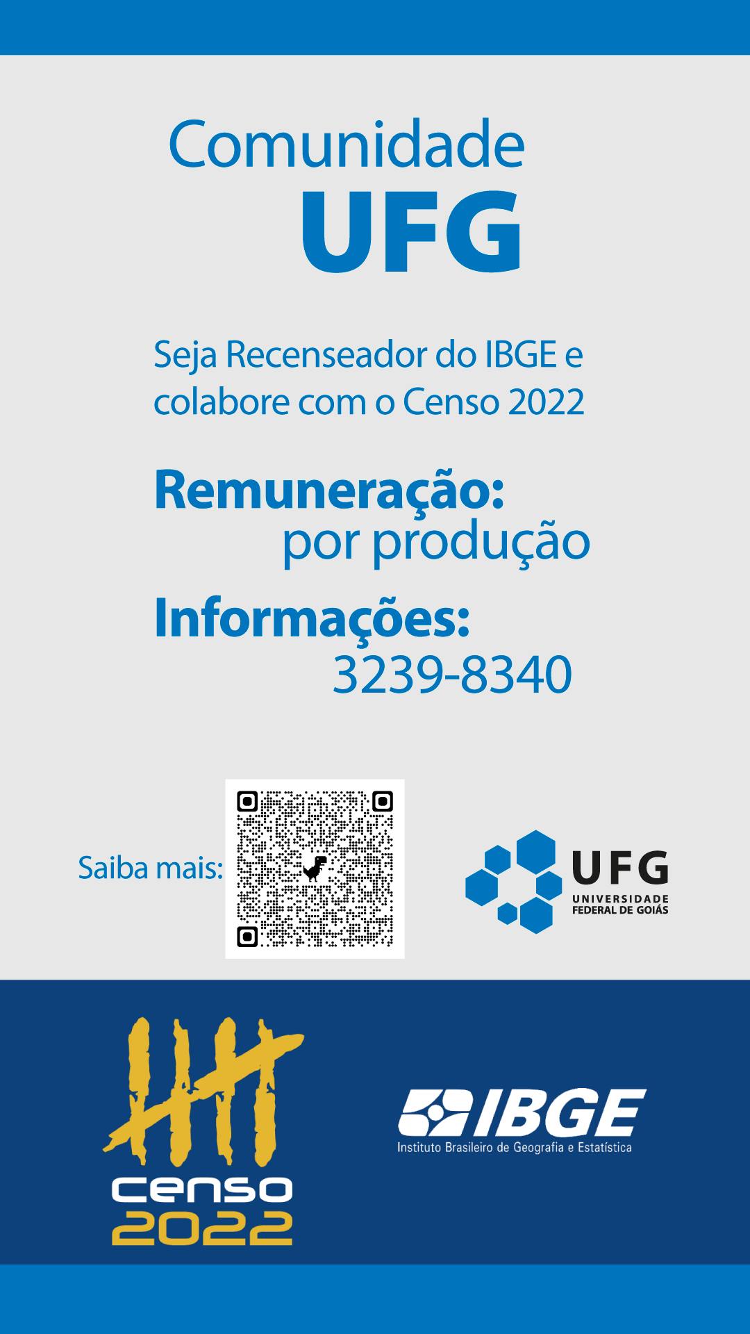 Seja recenciador do IBGE