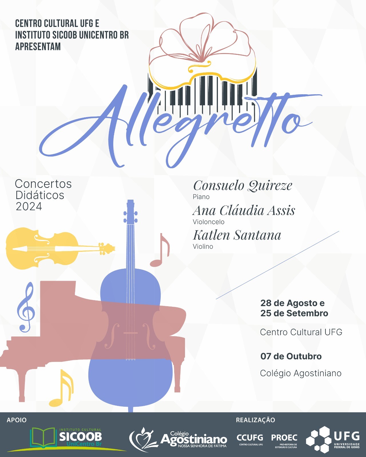 Projeto "Allegretto - Concertos Didáticos CCUFG/SICOOB"