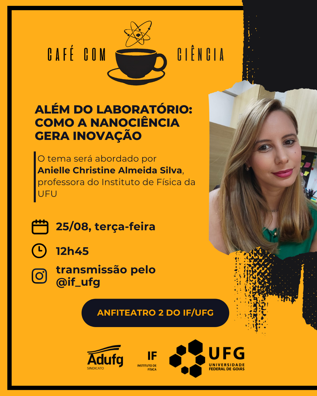Café com Ciência – Além do Laboratório: Como a NanoCiência Gera Inovação