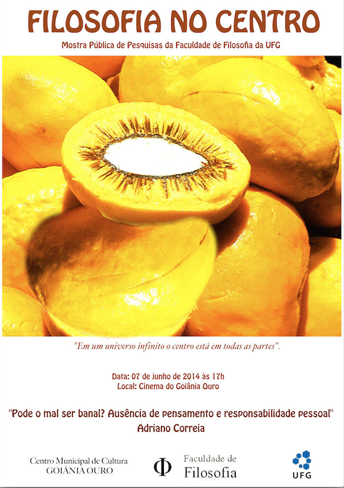 Mostra de Pública de Pesquisas da Faculdade de Filosofia da UFG