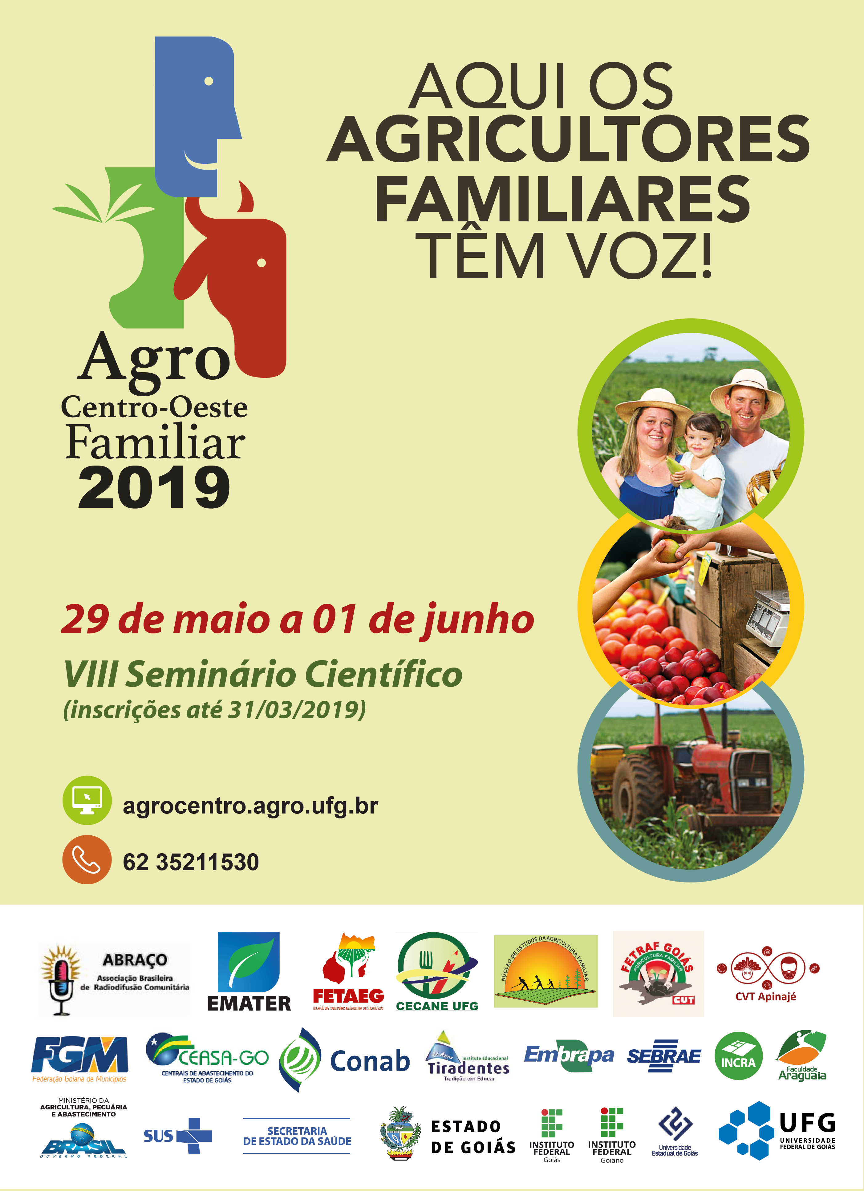 Cartaz Agro Centro-oeste Seminário Científico