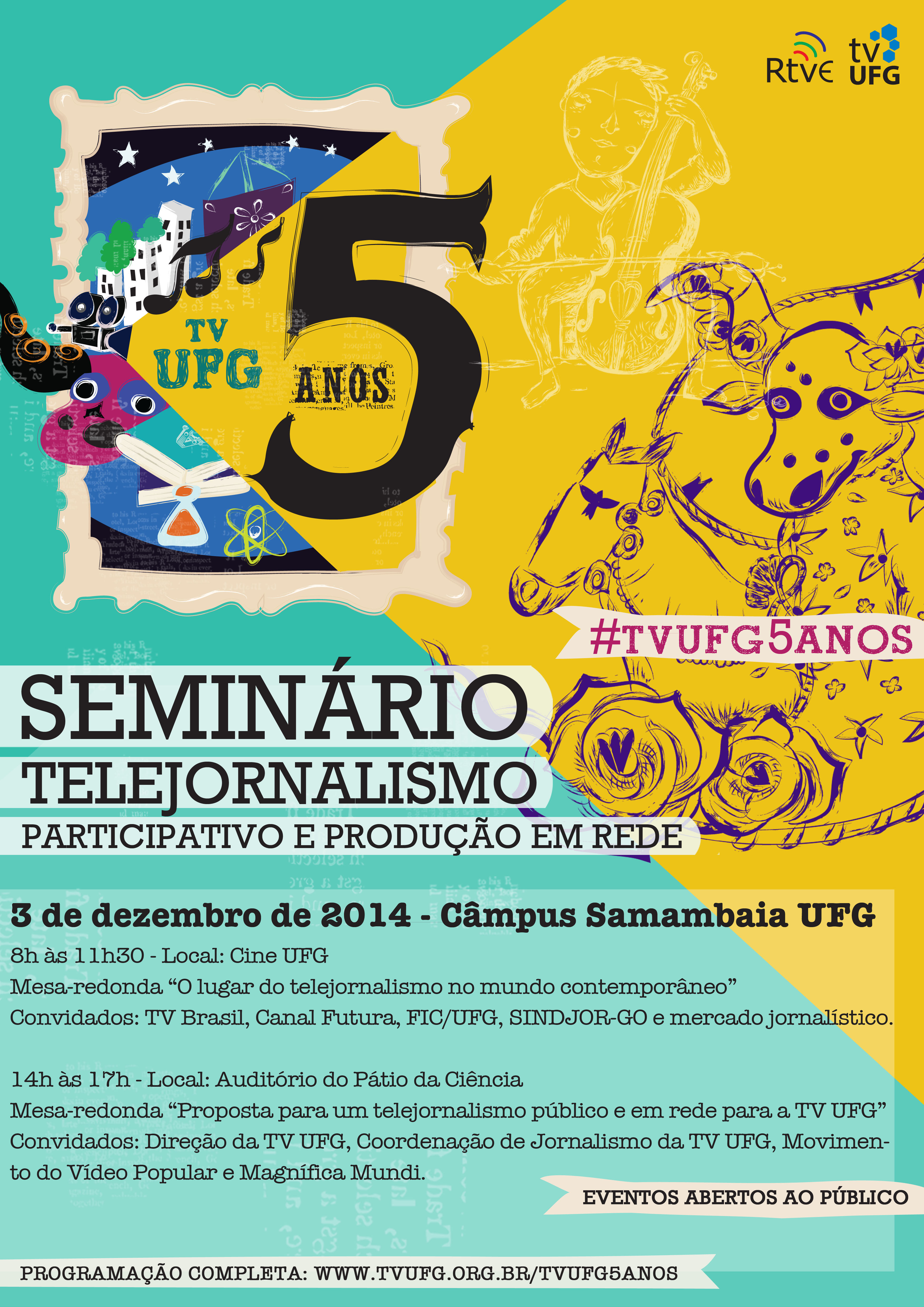 Seminário sobre Telejornalismo participativo e produção em rede