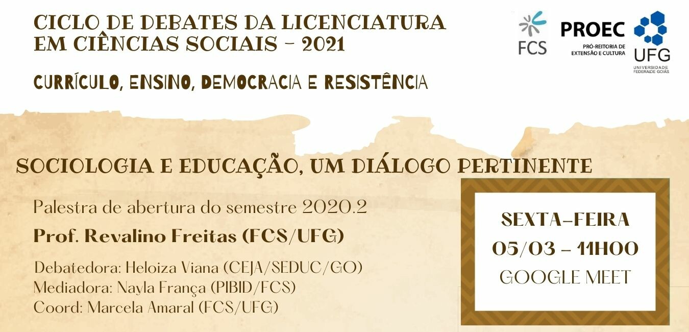 Ciclo de Debates da Licenciatura em Ciências Sociais
