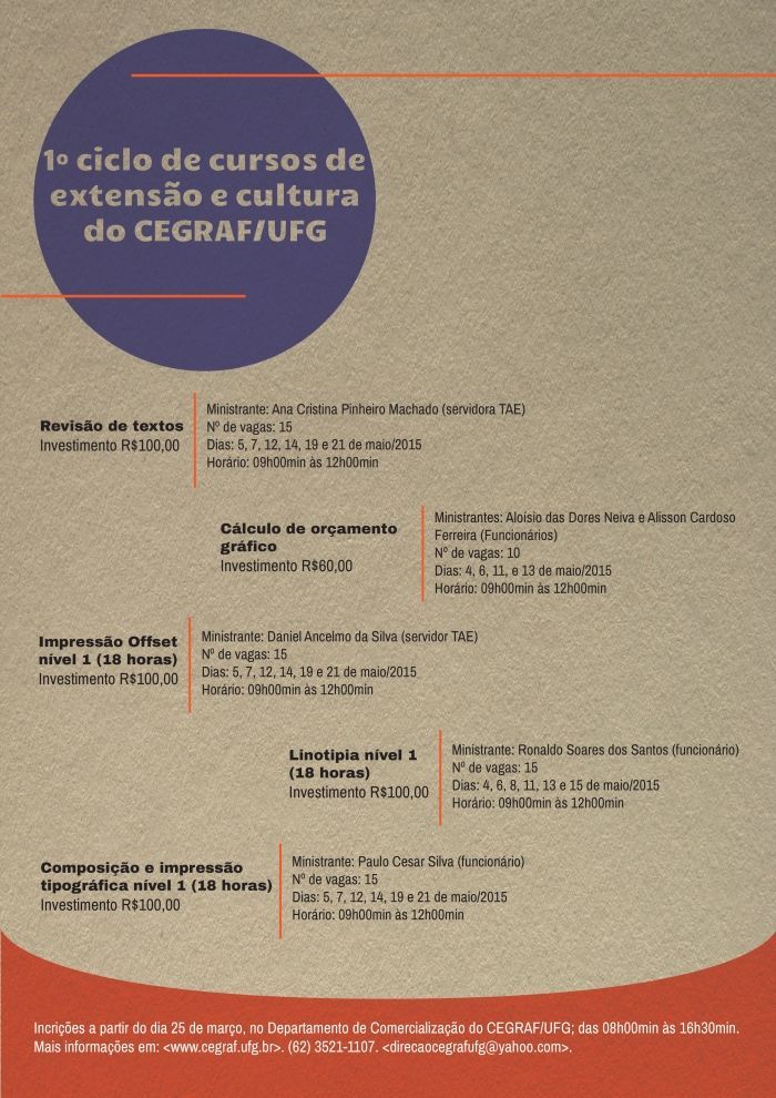 Ciclo de cursos Cegraf 02