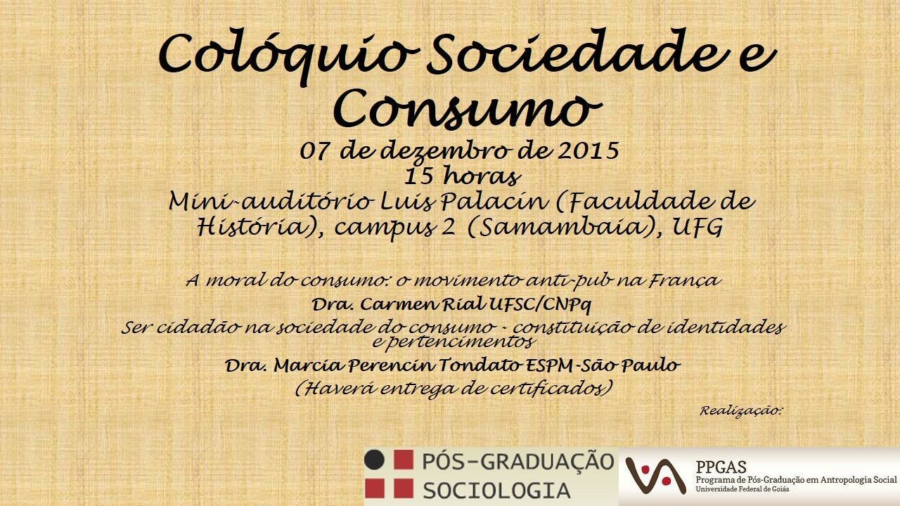 Sociedade e Consumo