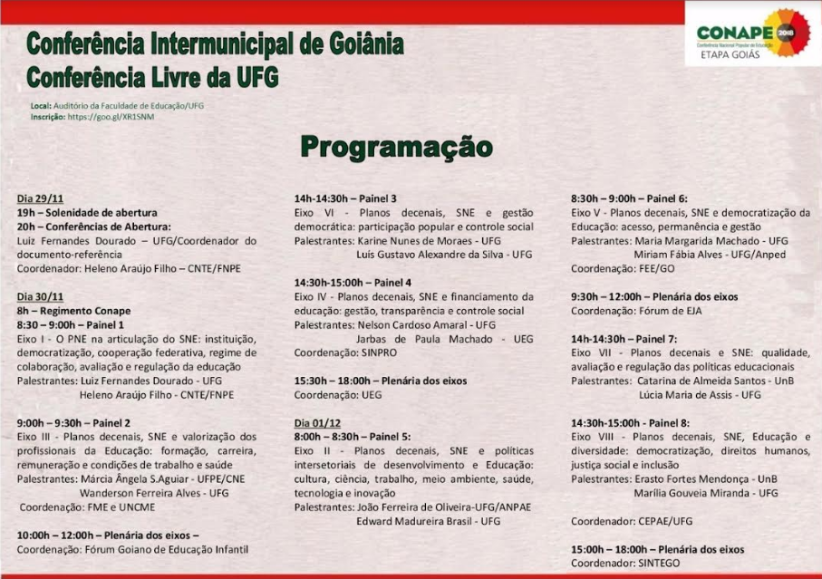 Conape_programação