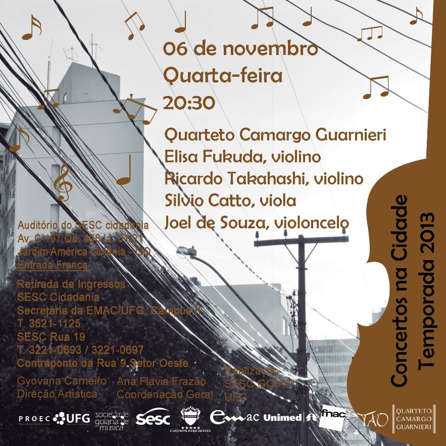 Concertos na Cidade 06 de novembro