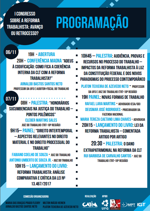 Congresso sobre reforma trabalhista 2