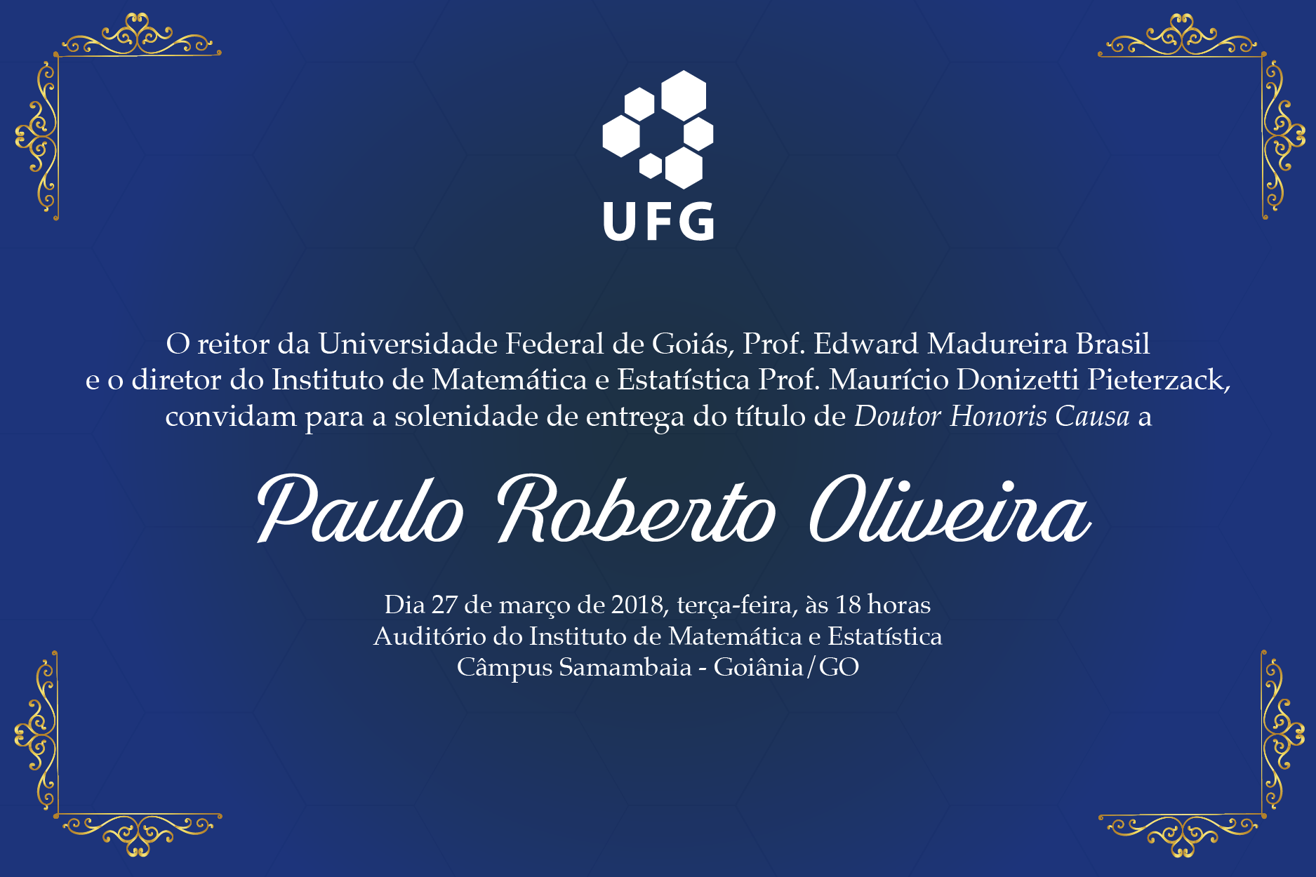 convite paulo roberto