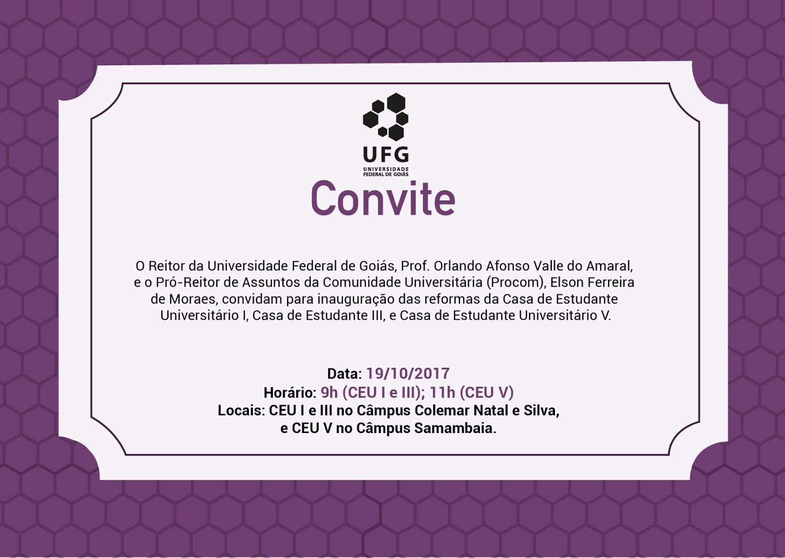 Convite CEU