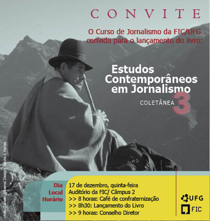 onvite Lançamento de livro Jornalismo Contemporâneo