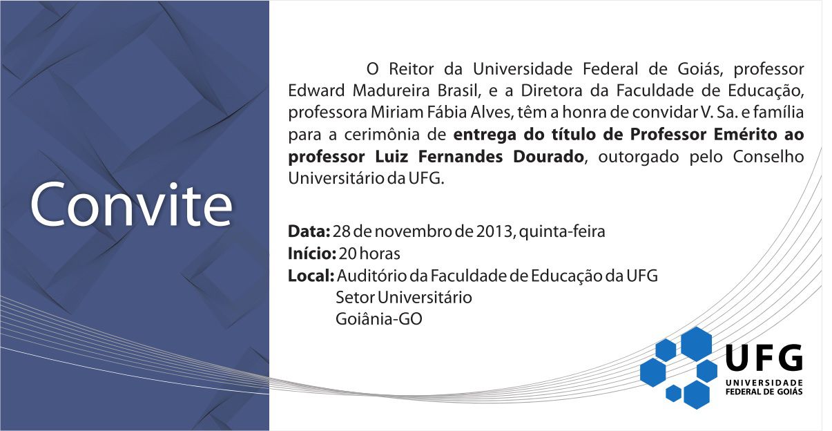 Convite Luiz Dourado