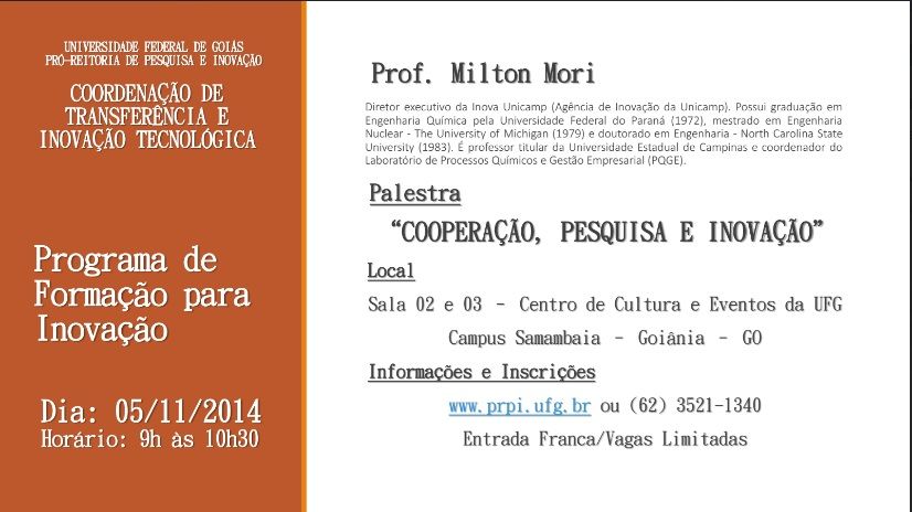 Cooperação, pesquisa e inovação