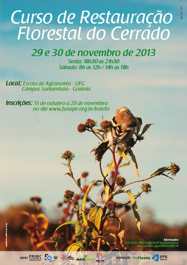 Curso de Restauração Florestal do Cerrado