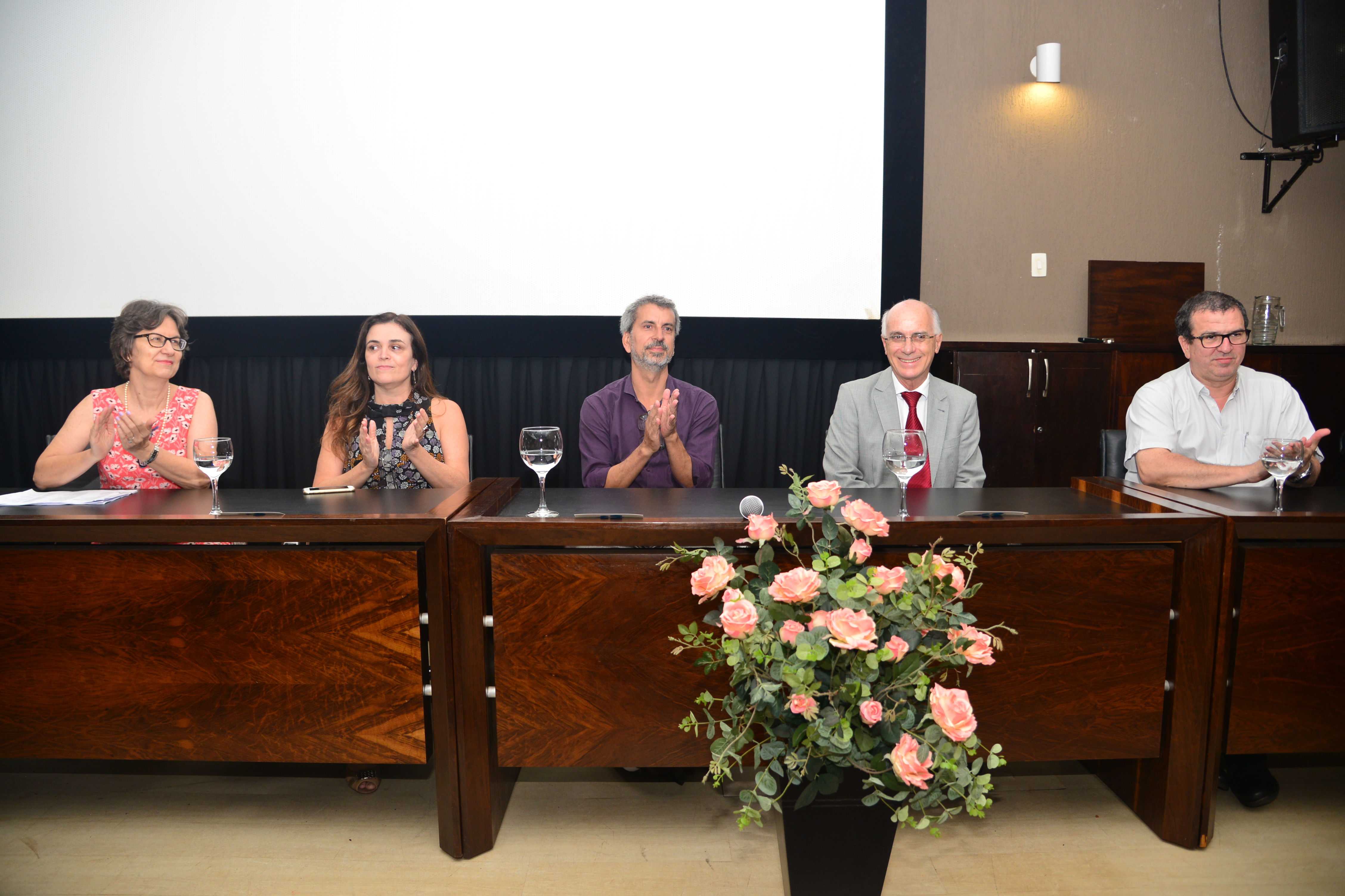 Mesa de abertura do Workshop Multicultural da UFG