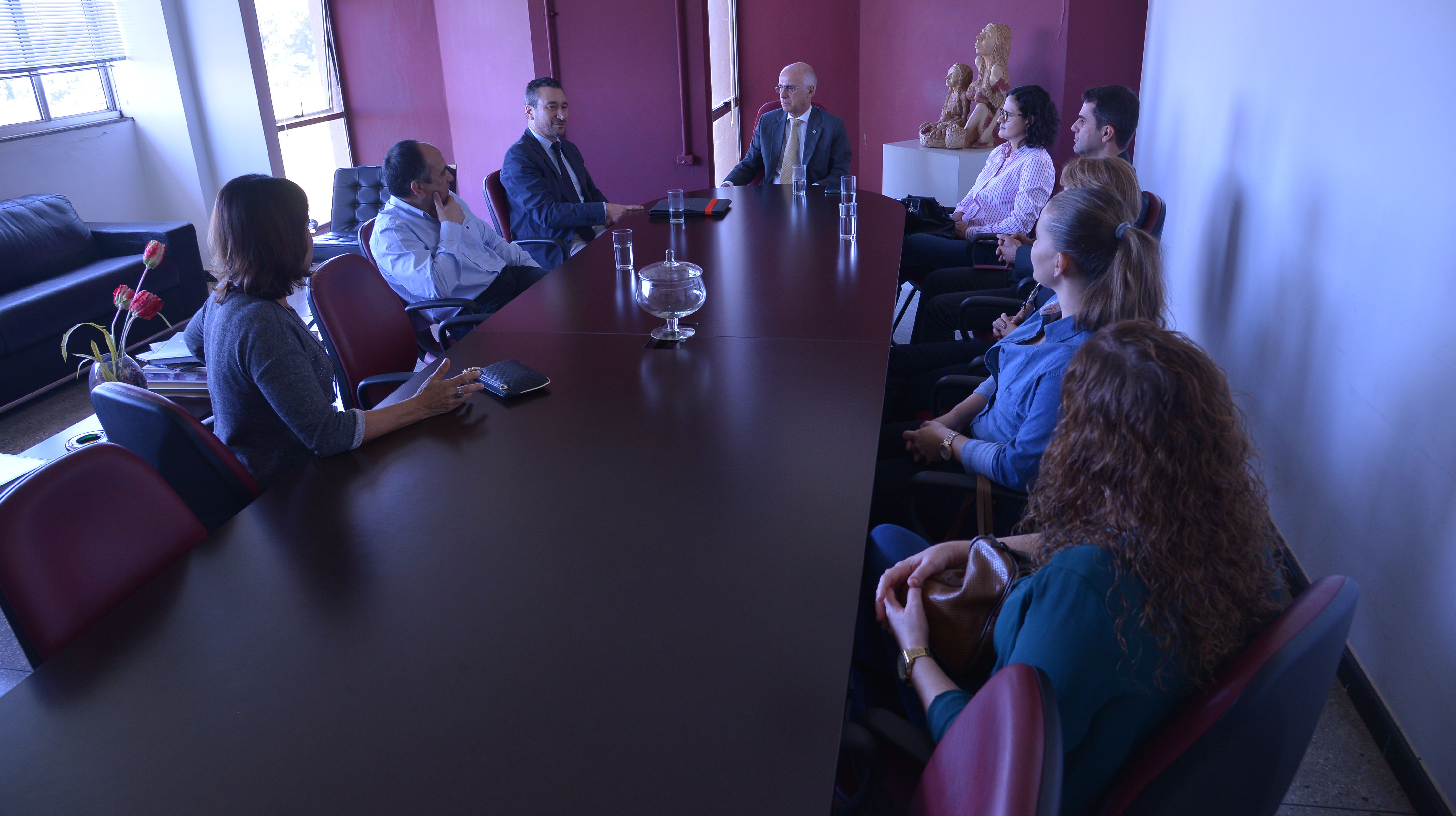 Reunião com professores de Bragança