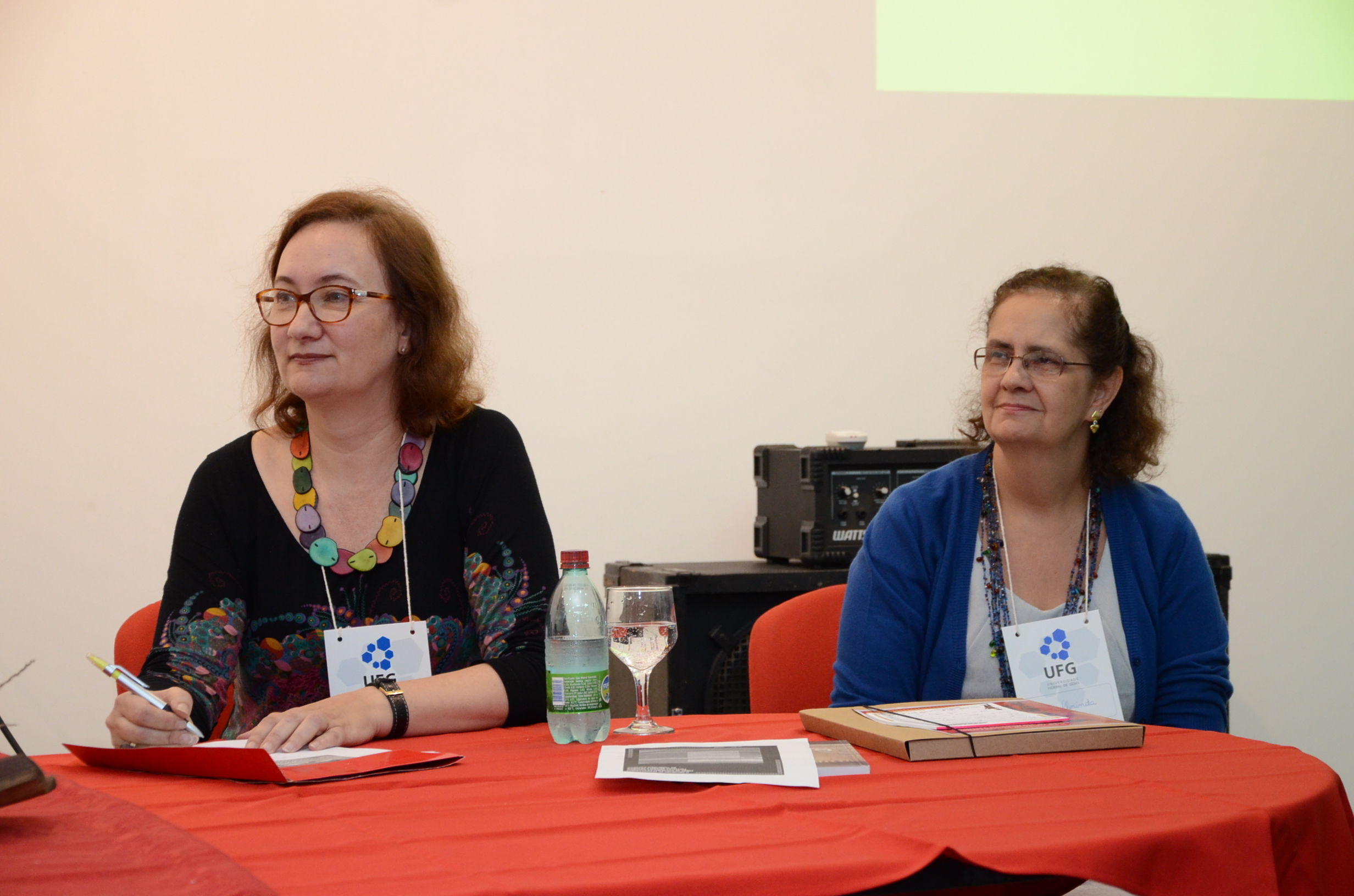 palestrante e pró-reitora