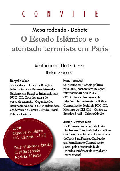 Debate na FIC sobre atentados em Paris