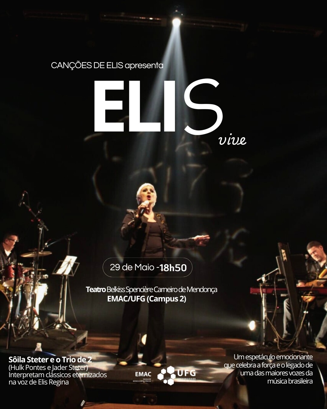 ELIS VIVE — Um tributo à voz que marcou o Brasil