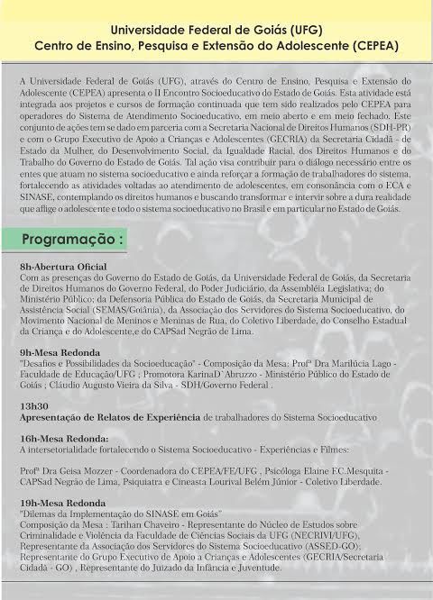 Encontro Socioeducativo do Estado de Goiás 03