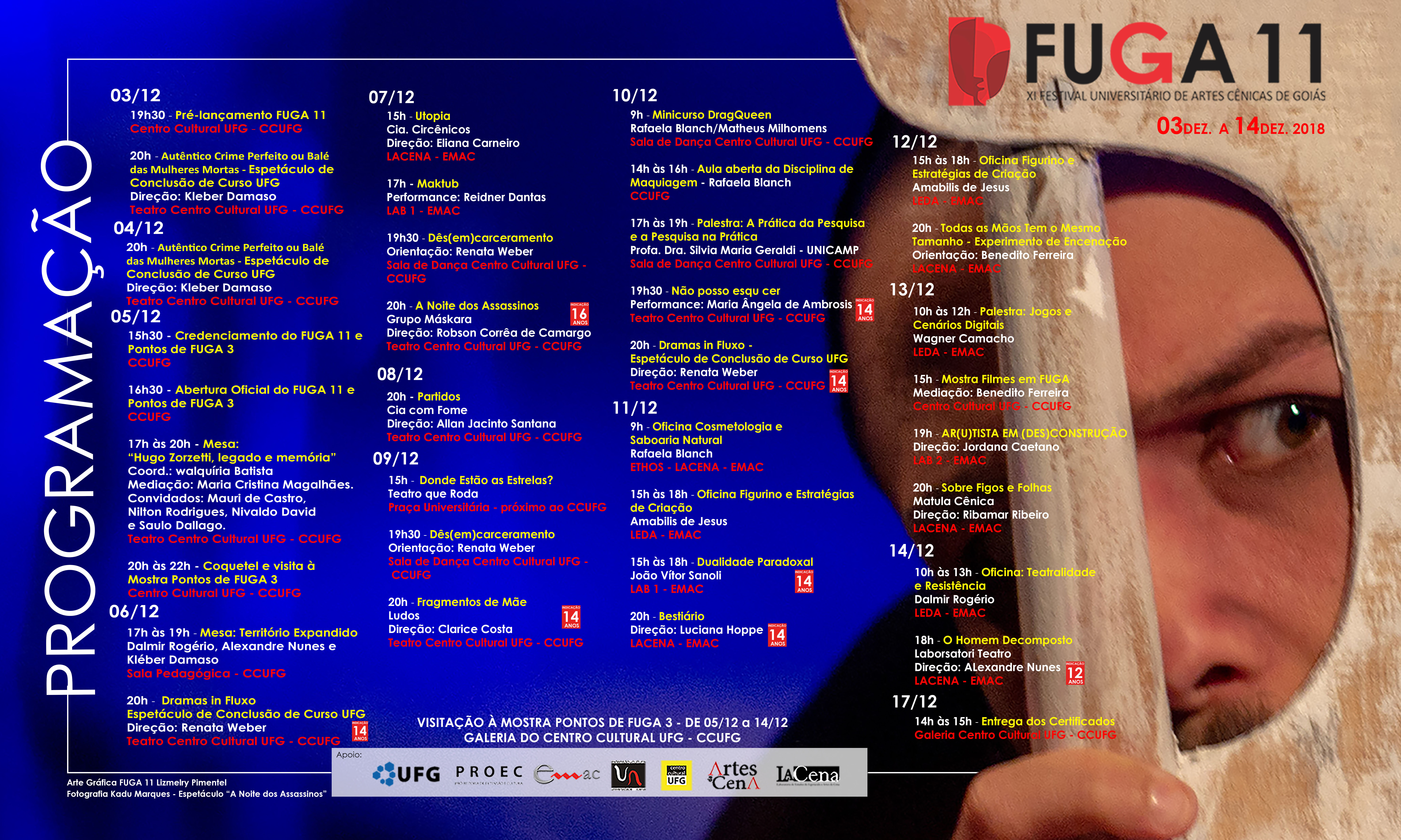 Programação Fuga 11