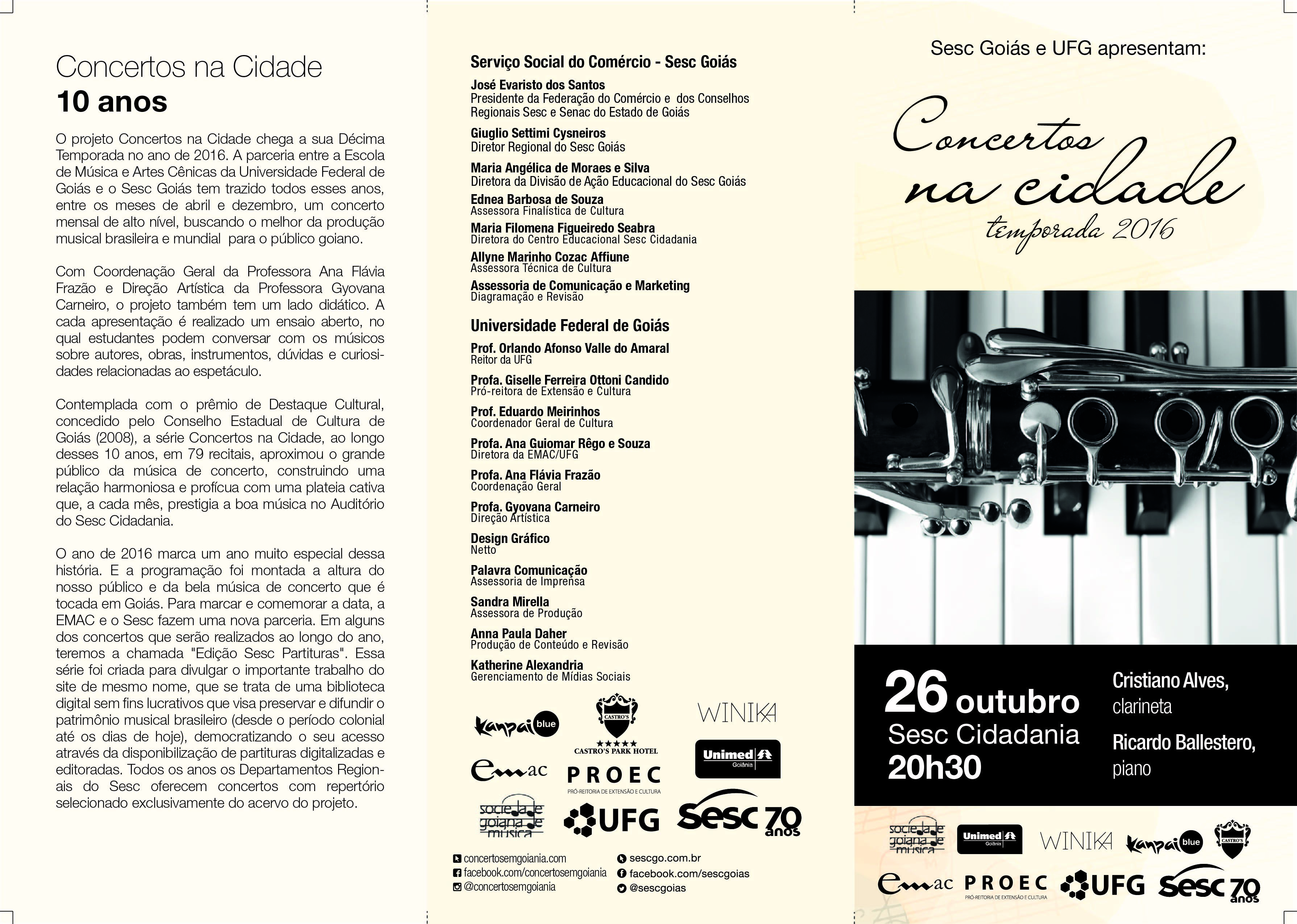 Concertos na cidade