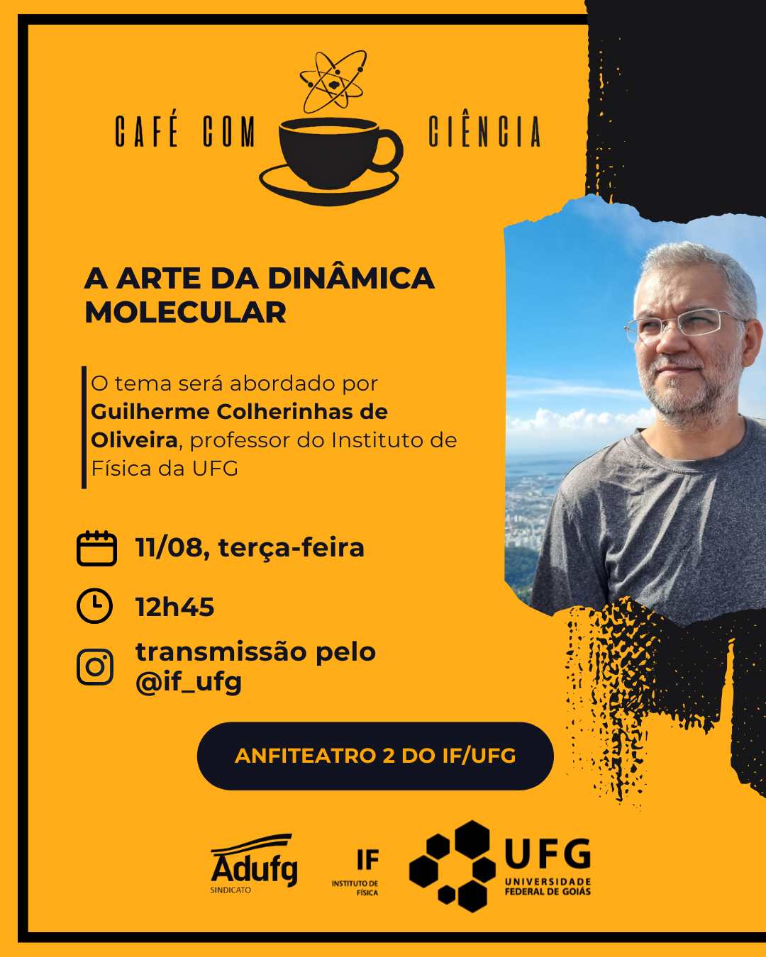 Café com Ciência – A Arte da Dinâmica Molecular