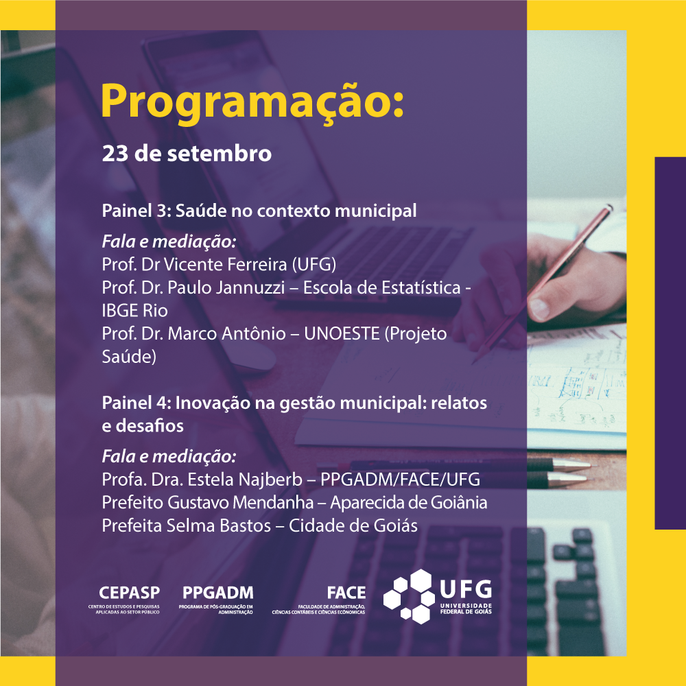 II Seminário de Gestão Municipal: Democracia, Capacidades e Gestão (23/9)