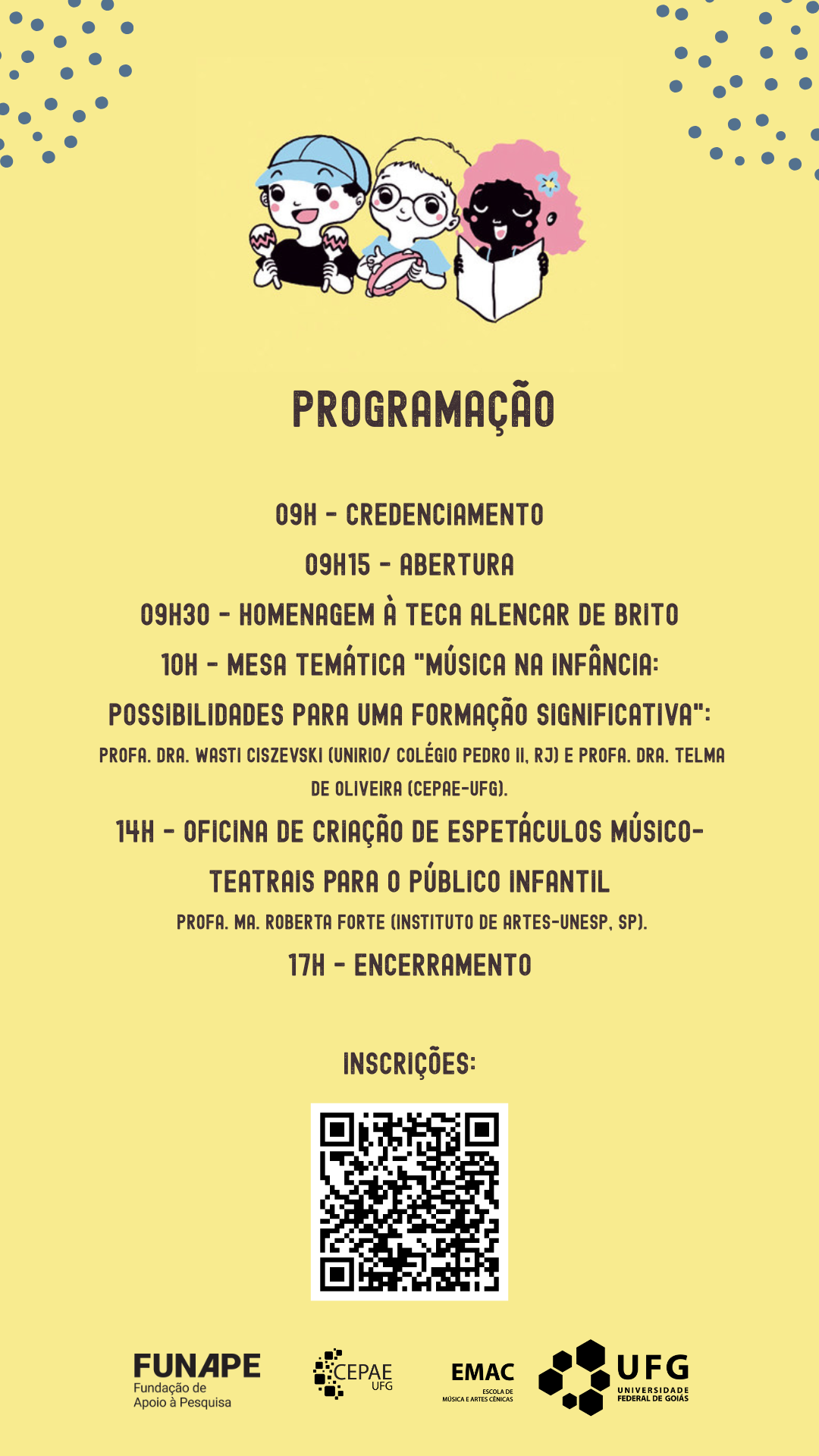 I Jornada de Estudos Música na Infância 2