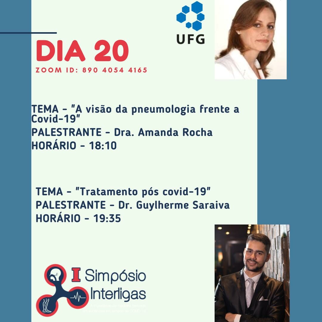 I Simpósio Interligas - Dia 20/8/20