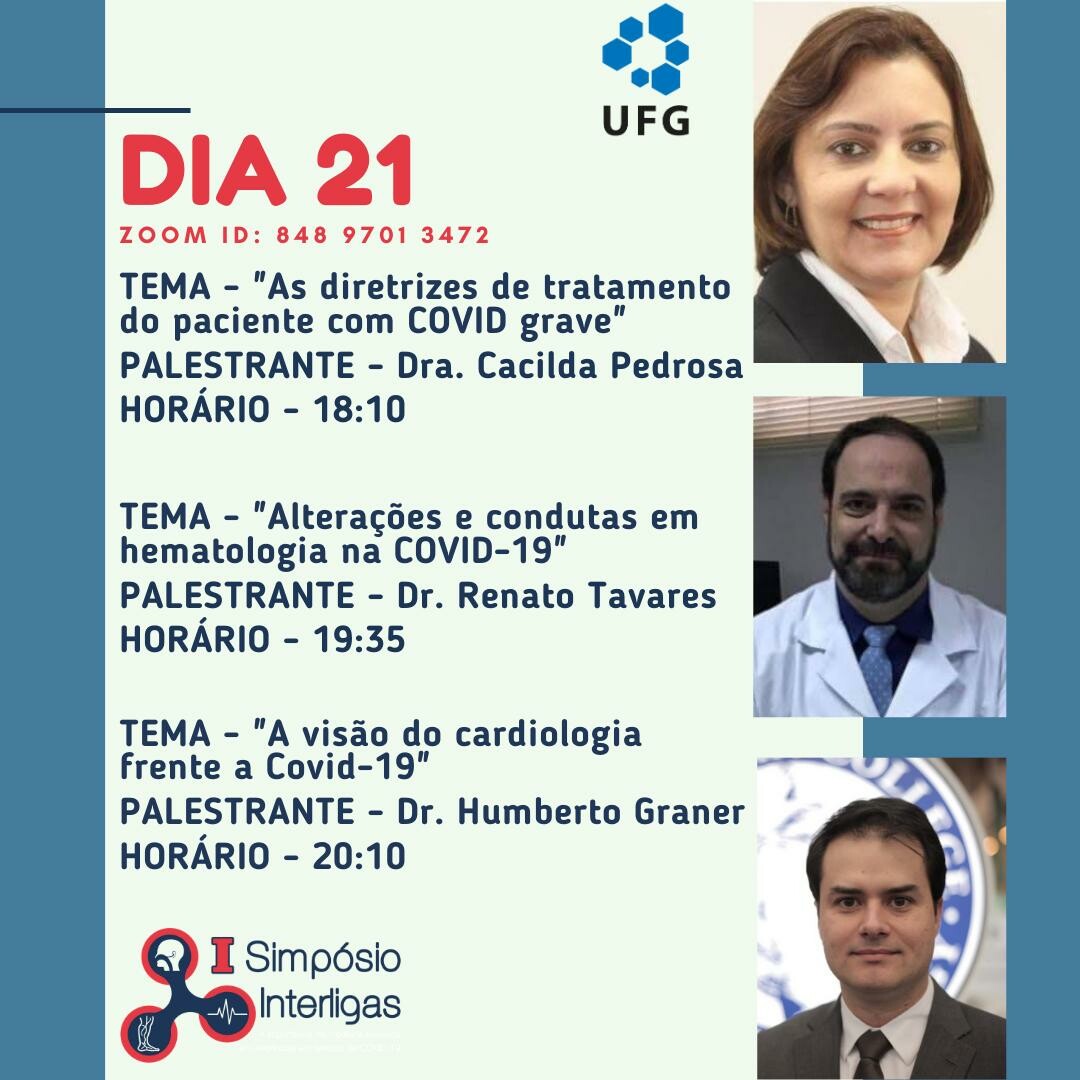 I Simpósio Interligas - Dia 21/8/20