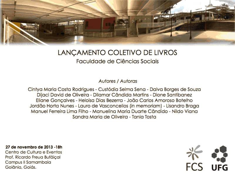 Lançamento de coletivo de livros ciências sociais