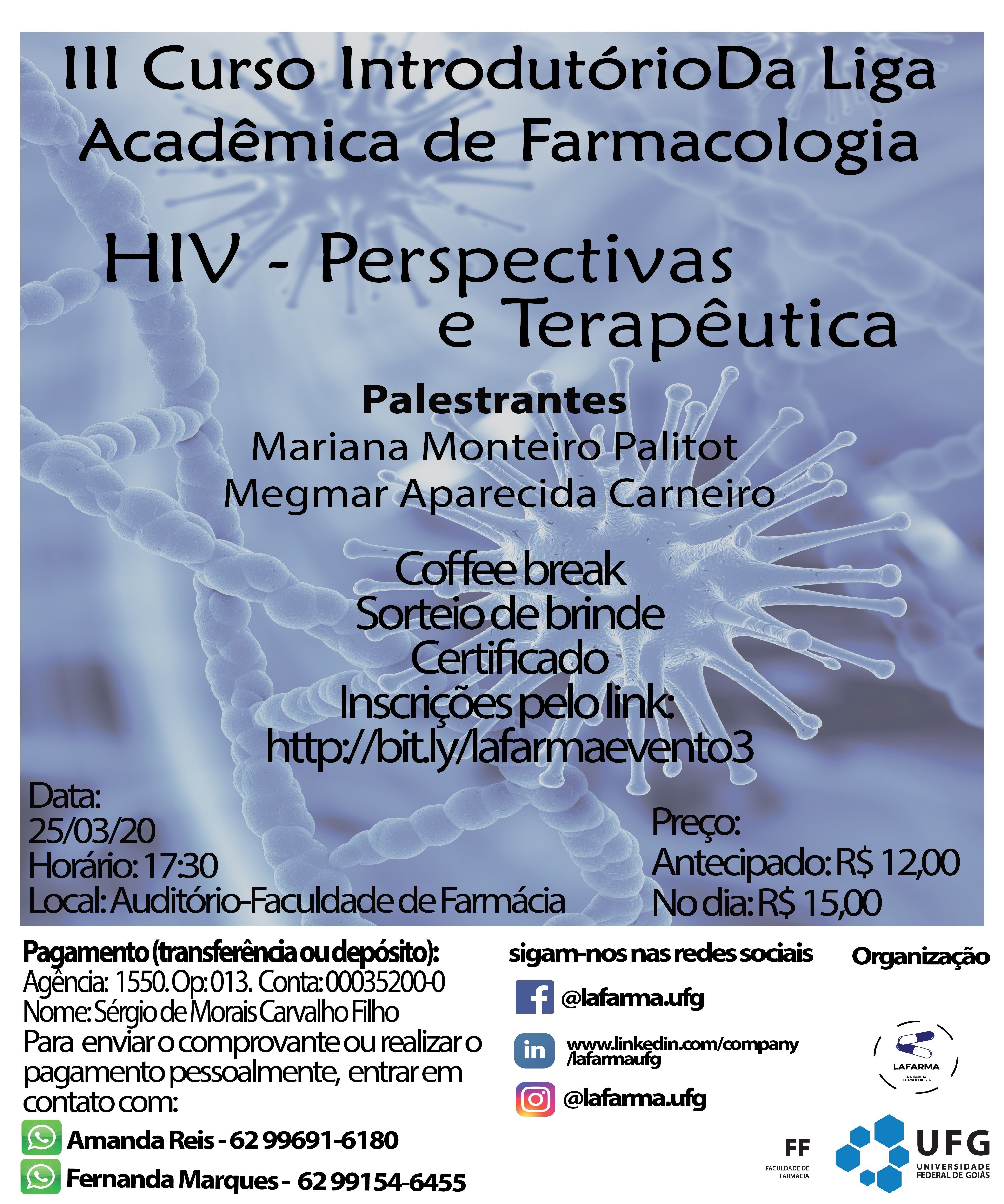 III Curso introdutório da Liga Acadêmica de Farmacologia