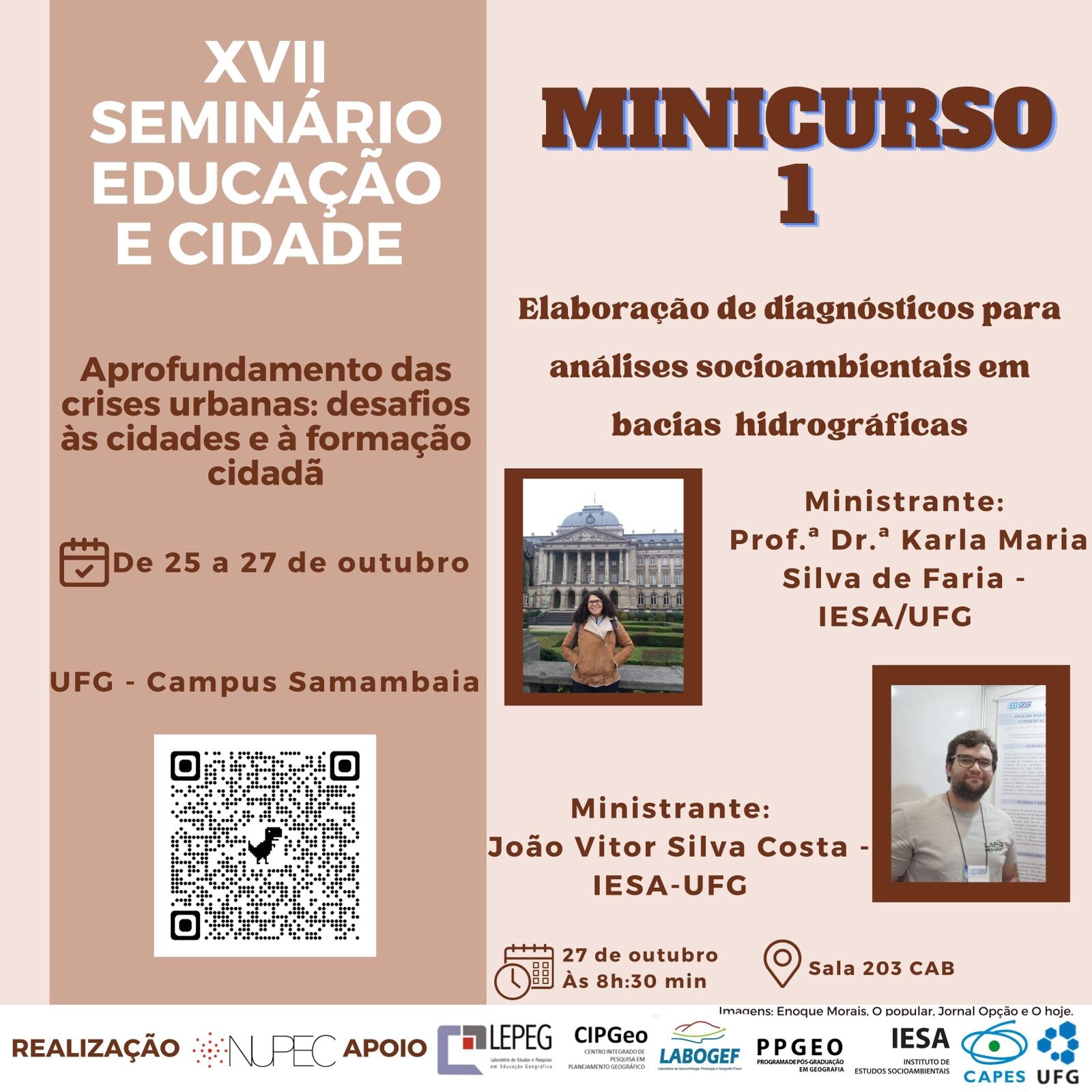  XVII Seminário Educação e Cidade minicurso 1