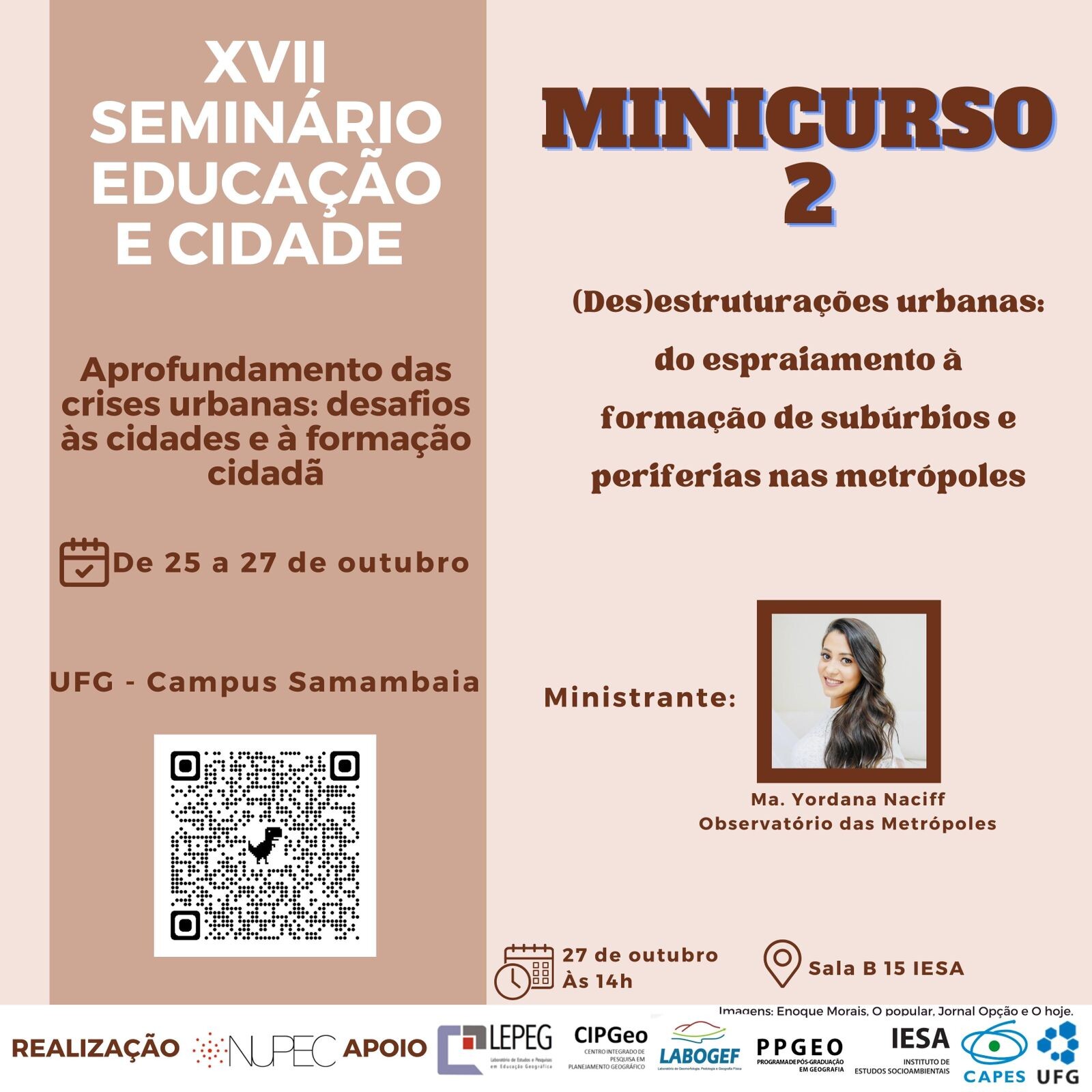  XVII Seminário Educação e Cidade minicurso 2