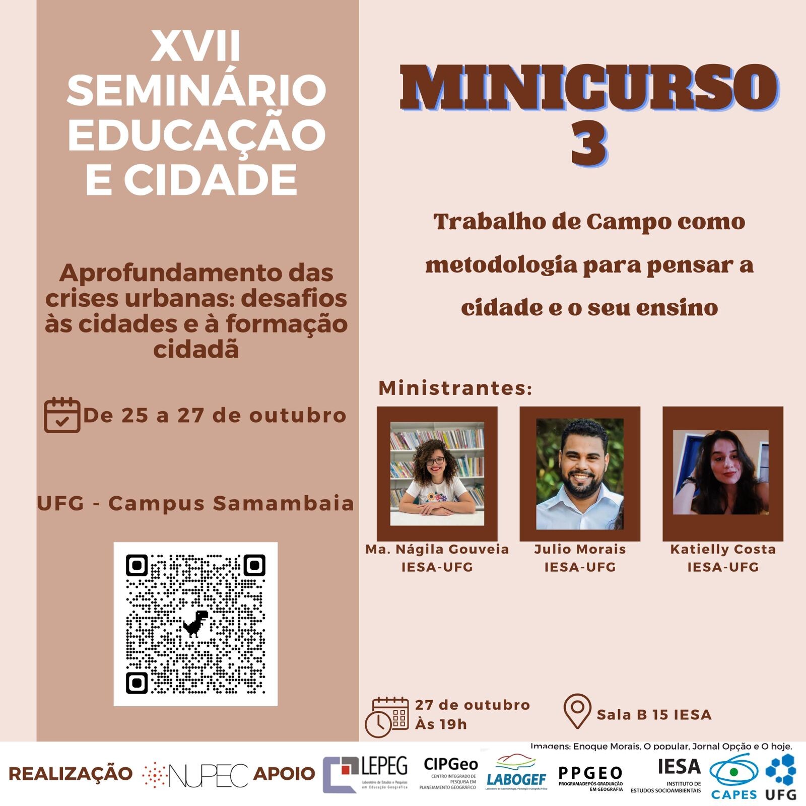  XVII Seminário Educação e Cidade minicurso 3