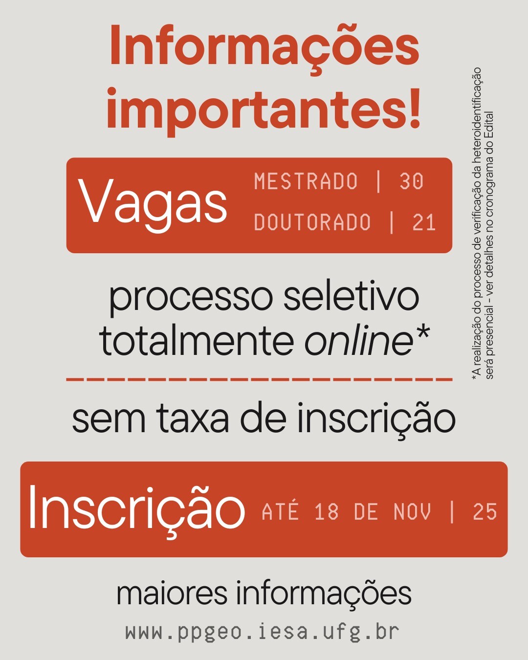 Orientações edital para cursos da pós em Geografia 2026